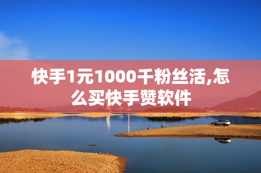 快手1元1000千粉丝活,怎么买快手赞软件