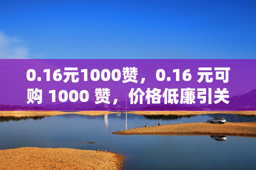 0.16元1000赞，0.16 元可购 1000 赞，价格低廉引关注