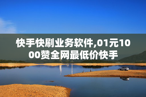 快手快刷业务软件,01元1000赞全网最低价快手