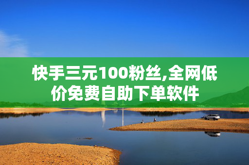 快手三元100粉丝,全网低价免费自助下单软件