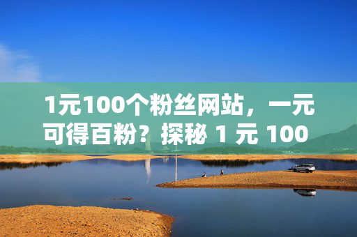 1元100个粉丝网站，一元可得百粉？探秘 1 元 100 个粉丝网站