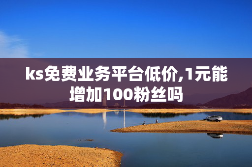 ks免费业务平台低价,1元能增加100粉丝吗