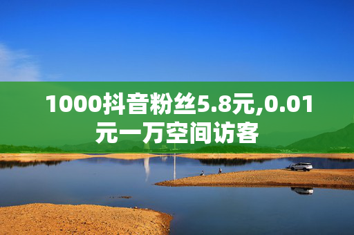 1000抖音粉丝5.8元,0.01元一万空间访客