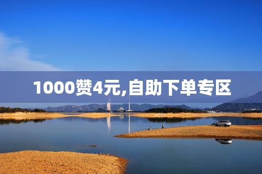 1000赞4元,自助下单专区