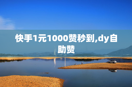 快手1元1000赞秒到,dy自助赞