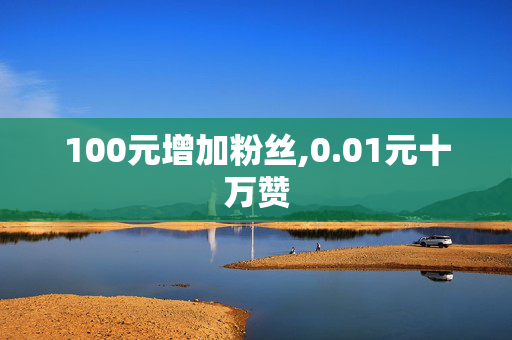 100元增加粉丝,0.01元十万赞