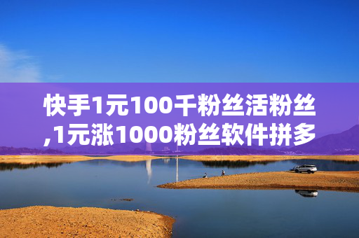 快手1元100千粉丝活粉丝,1元涨1000粉丝软件拼多多