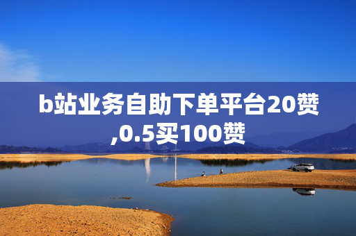 b站业务自助下单平台20赞,0.5买100赞