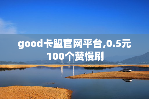 good卡盟官网平台,0.5元100个赞慢刷