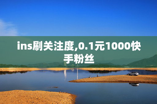 ins刷关注度,0.1元1000快手粉丝