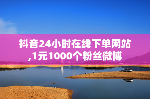 抖音24小时在线下单网站,1元1000个粉丝微博