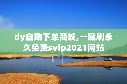 dy自助下单商城,一键刷永久免费svip2021网站