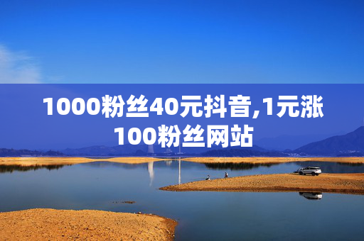 1000粉丝40元抖音,1元涨100粉丝网站