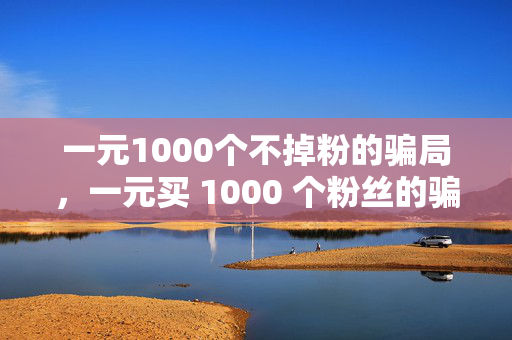 一元1000个不掉粉的骗局，一元买 1000 个粉丝的骗局揭秘