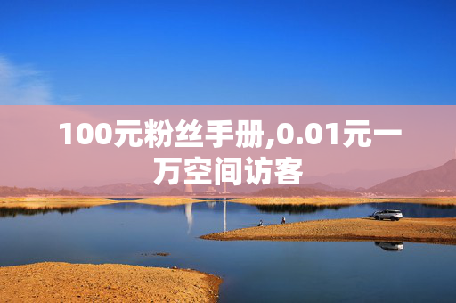 100元粉丝手册,0.01元一万空间访客