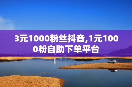 3元1000粉丝抖音,1元1000粉自助下单平台