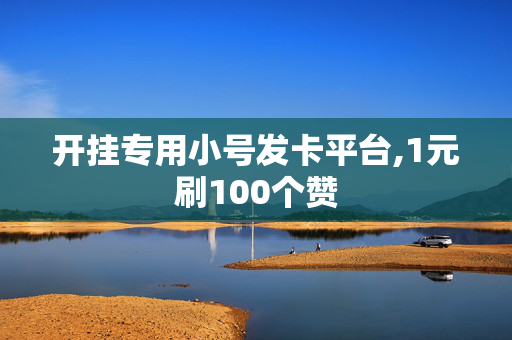 开挂专用小号发卡平台,1元刷100个赞