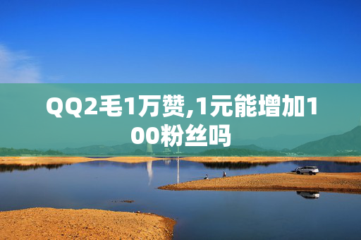 QQ2毛1万赞,1元能增加100粉丝吗