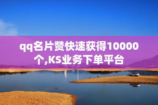 qq名片赞快速获得10000个,KS业务下单平台