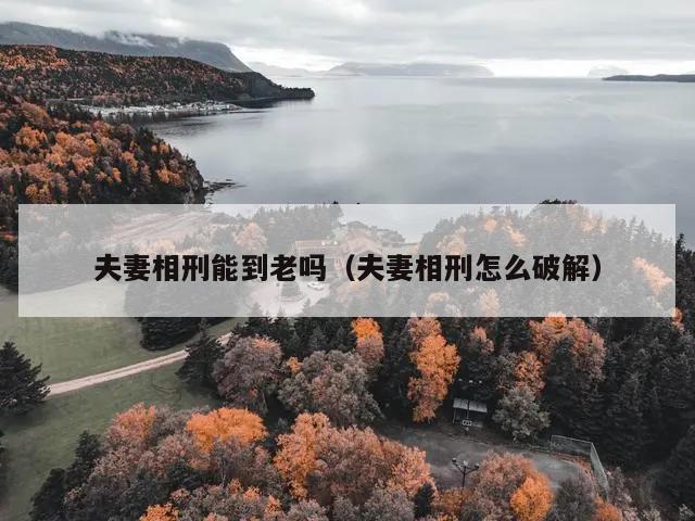 夫妻相刑能到老吗（夫妻相刑怎么破解）